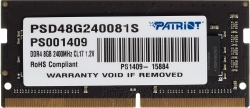 Память DDR4 8Gb Patriot PSD48G240081S RTL SO-DIMM