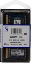 Память DDR3 8Gb Kingston KVR16S11/8 RTL SO-DIMM