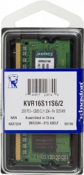 Память DDR3 2Gb Kingston KVR16S11S6/2 RTL SO-DIMM