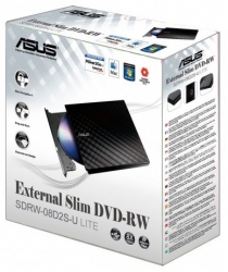 Привод DVD-RW Asus SDRW-08D2S-U белый USB внешний RTL