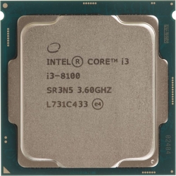 Процессор Intel Original Core i3 8100 (BX80684I38100 S R3N5) Box w/o cooler