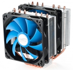 Устройство охлаждения(кулер) Deepcool NEPTWIN V2 Soc-FM2+/AM2+/AM3+/1150/1151/1155/2011/ 4-pin 18-30dB Al+Cu LED Ret