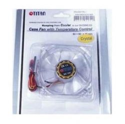 Вентилятор Titan TFD-C802512Z/TC(RB) 80x80x25mm 3-pin 23dB 100gr Ret