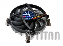 Устройство охлаждения(кулер) Titan DC-155A915Z/R Soc-1150/1151/1155/ 3-pin 33dB Al 75W 147gr Ret