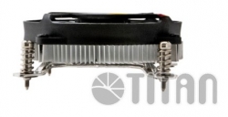 Устройство охлаждения(кулер) Titan DC-155A915Z/R Soc-1150/1151/1155/ 3-pin 33dB Al 75W 147gr Ret