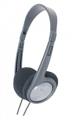 Наушники накладные Panasonic RP-HT010GU-H 1.2м серый проводные (оголовье)