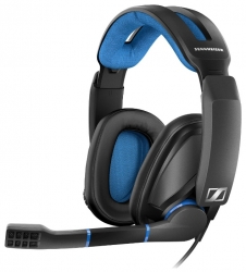 Наушники с микрофоном Sennheiser GSP 300 черный/синий (507079)
