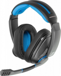 Наушники с микрофоном Sennheiser GSP 300 черный/синий (507079)
