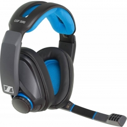 Наушники с микрофоном Sennheiser GSP 300 черный/синий (507079)
