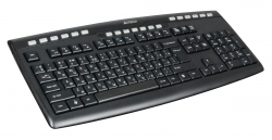 Клавиатура + мышь A4Tech V-Track 9200F черный беспроводная