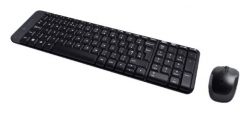 Клавиатура + мышь Logitech MK220 черный