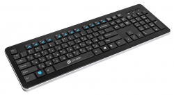 Клавиатура Oklick 870S черный беспроводная