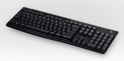 Клавиатура Logitech K270 черный/белый беспроводна