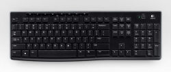 Клавиатура Logitech K270 черный/белый беспроводна