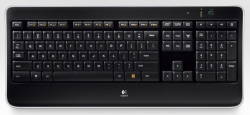 Клавиатура Logitech K800 черный беспроводная