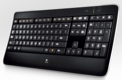 Клавиатура Logitech K800 черный беспроводная