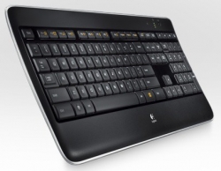 Клавиатура Logitech K800 черный беспроводная