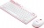 Клавиатура + мышь Logitech MK240 белый/красный