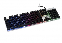 Клавиатура Oklick 770G Iron Force серый/черный