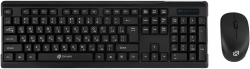 Клавиатура + мышь Oklick 230M черный беспроводная