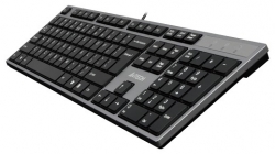 Клавиатура A4 KD-300 серый/черный