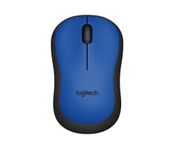 Мышь Logitech M220 Silent синий беспроводная