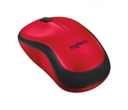 Мышь Logitech M220 Silent красный беспроводная