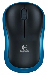 Мышь Logitech M185 синий беспроводная