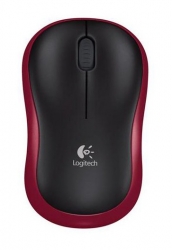 Мышь Logitech M185 красный беспроводная