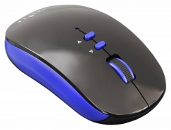 Мышь Oklick 595MB черный/синий беспроводная