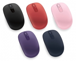 Мышь Microsoft Mobile Mouse 1850 черный беспроводная