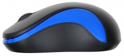 Мышь Oklick 605SW черный/синий беспроводная