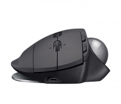 Мышь Logitech Trackball MX Ergo графитовый оптическая (12000dpi) беспроводная USB игровая (8but)