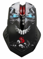 Мышь A4 Bloody R8 metal feet Skull design черный беспроводная