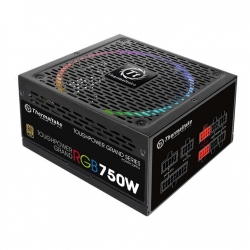 Блок питания Thermaltake ATX 750W Toughpower RGB 80+ gold (24+4+4pin) APFC 140mm fan color 9xSATA Cab Manag RTL