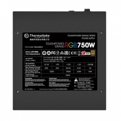 Блок питания Thermaltake ATX 750W Toughpower RGB 80+ gold (24+4+4pin) APFC 140mm fan color 9xSATA Cab Manag RTL