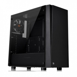 Корпус Thermaltake Versa J21 TG черный без БП ATX 2x120mm 1xUSB2.0 1xUSB3.0 audio bott PSU