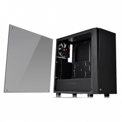 Корпус Thermaltake Versa J21 TG черный без БП ATX 2x120mm 1xUSB2.0 1xUSB3.0 audio bott PSU