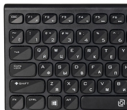 Клавиатура Oklick 590M черный