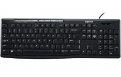 Клавиатура Logitech K200 черный