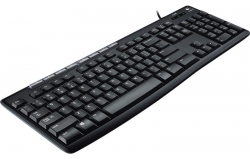 Клавиатура Logitech K200 черный