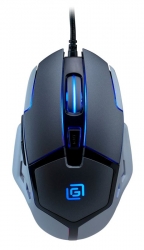 Мышь Oklick 915G Hellwish V2 черный/серебристый проводная
