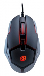 Мышь Oklick 915G Hellwish V2 черный/серебристый проводная