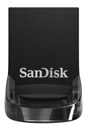 Флеш Диск Sandisk 128Gb Ultra Fit SDCZ430-128G-G46 USB3.1 черный