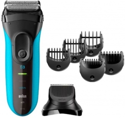 Бритва сетчатая Braun 3000BT черный