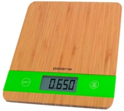 Весы кухонные электронные Polaris PKS 0545D бамбук