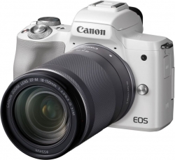 Фотоаппарат Canon EOS M50 белый 24.1Mpix 3 4K WiFi 18-150 IS STM LP-E12