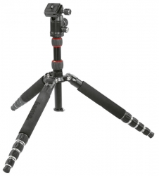 Штатив Hama Traveller Premium 144 Ball напольный черный алюминиевый сплав (1210гр.)
