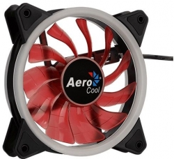 Вентилятор Aerocool Rev Red 120x120x25mm 3-pin 26dB 153gr LED Ret