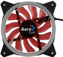 Вентилятор Aerocool Rev Red 120x120x25mm 3-pin 26dB 153gr LED Ret